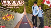 Crossing Vancouver Capilano Bridge
