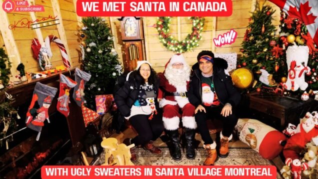 Montreal Atwater Christmas Santa Village Sleigh Ride